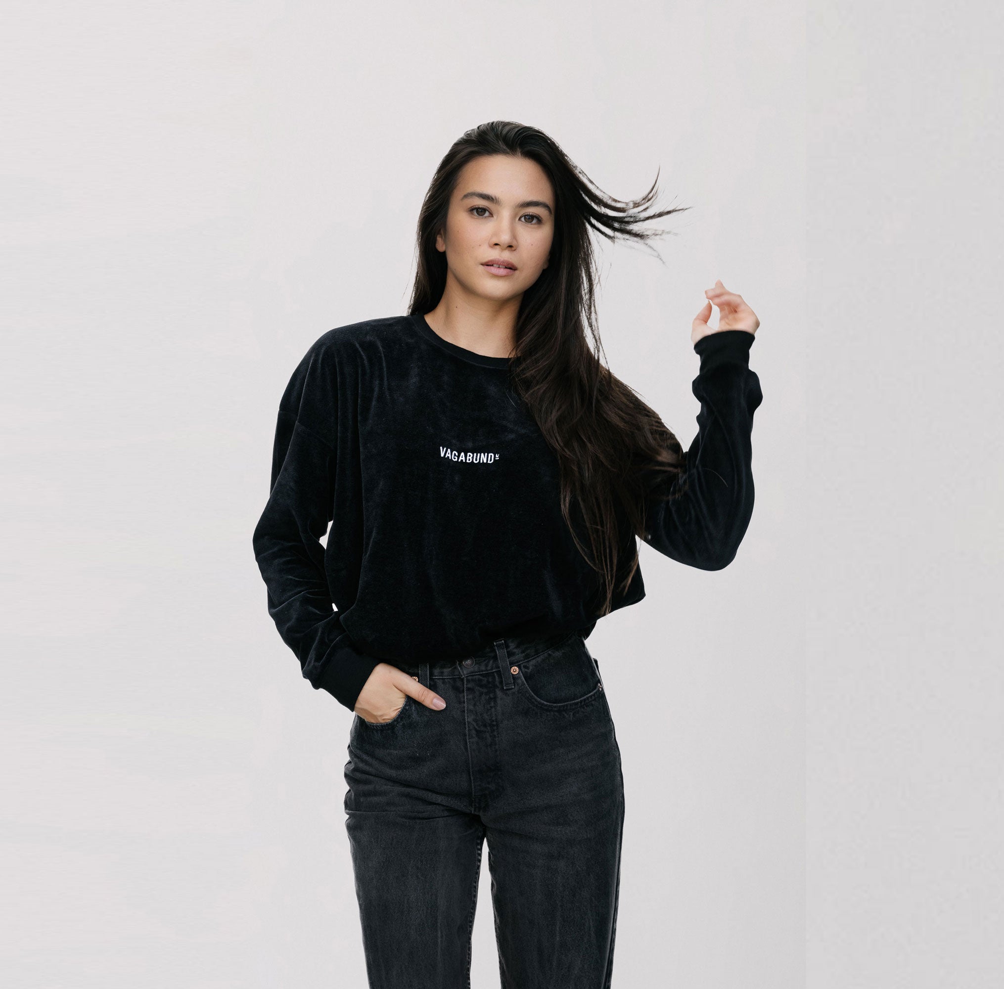 VGB velour Sweatshirt – Vagabund Moto